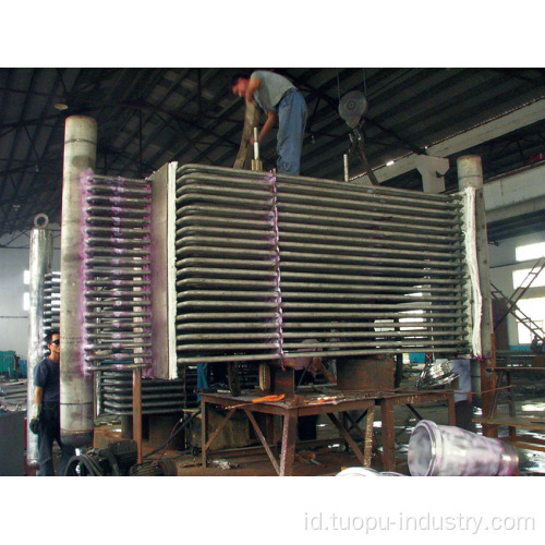 Superheater uap untuk unit ethylbenzene